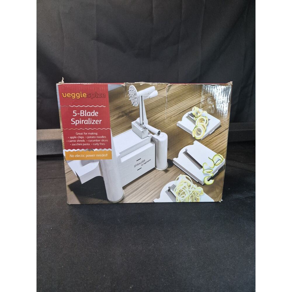 VEGGIE SPIZE 5 BLADE SPIRALIZER Slicing COOKING DECORAITIONS CUTTINGS